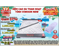 Nệm Cao Su Than Hoạt Tính Viwoon New