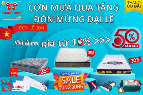 Chào Mừng Đại Lễ 30/4.  Cơn Mưa Quà Tặng - Giảm Giá Lên Đến 50%