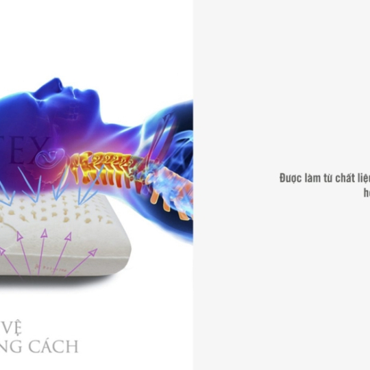 Gối Cao Su Oval Vạn Thành
